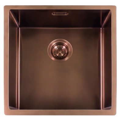 Miami copper kitchen sink 40x40